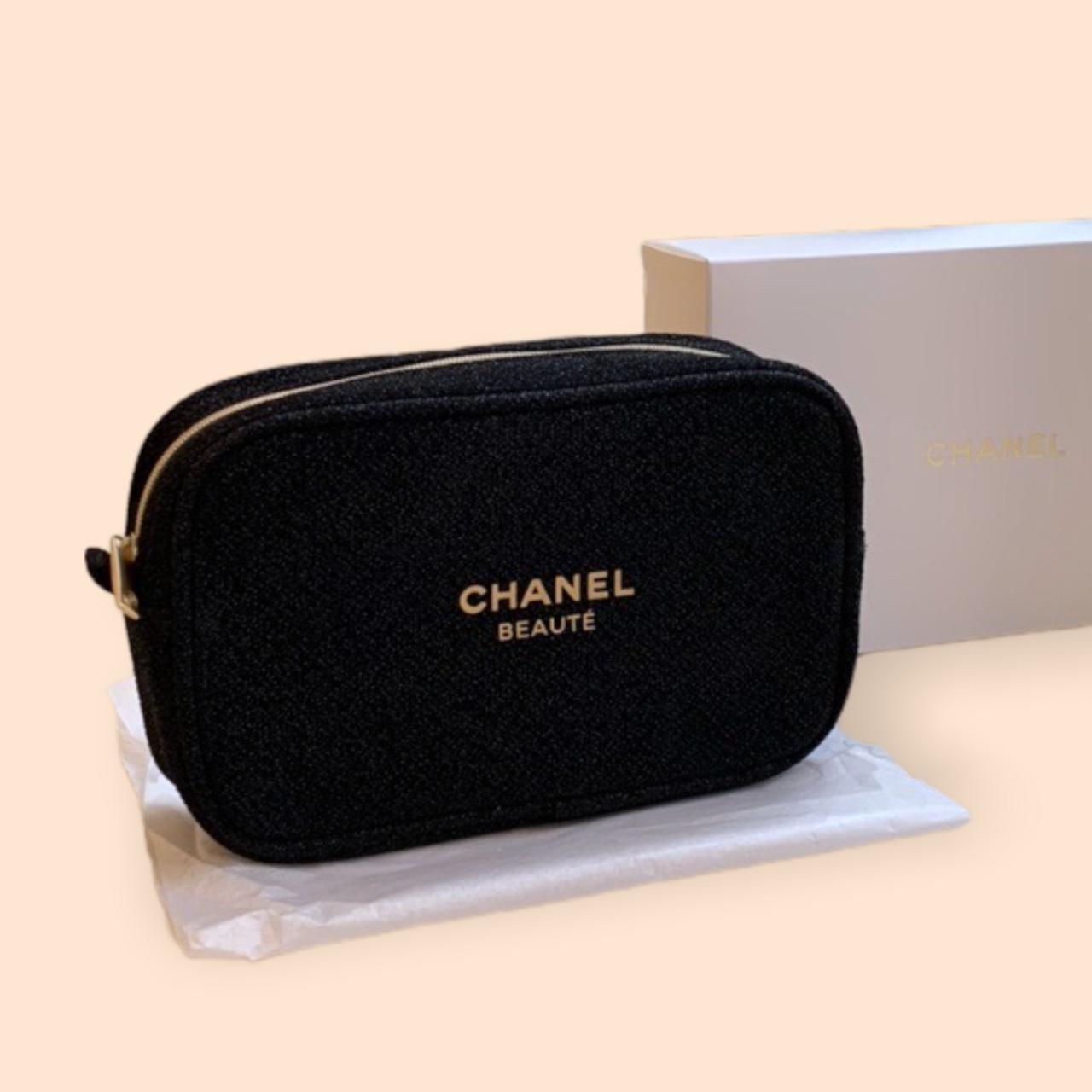 Authentic Chanel VIP black plush gift precision - Depop