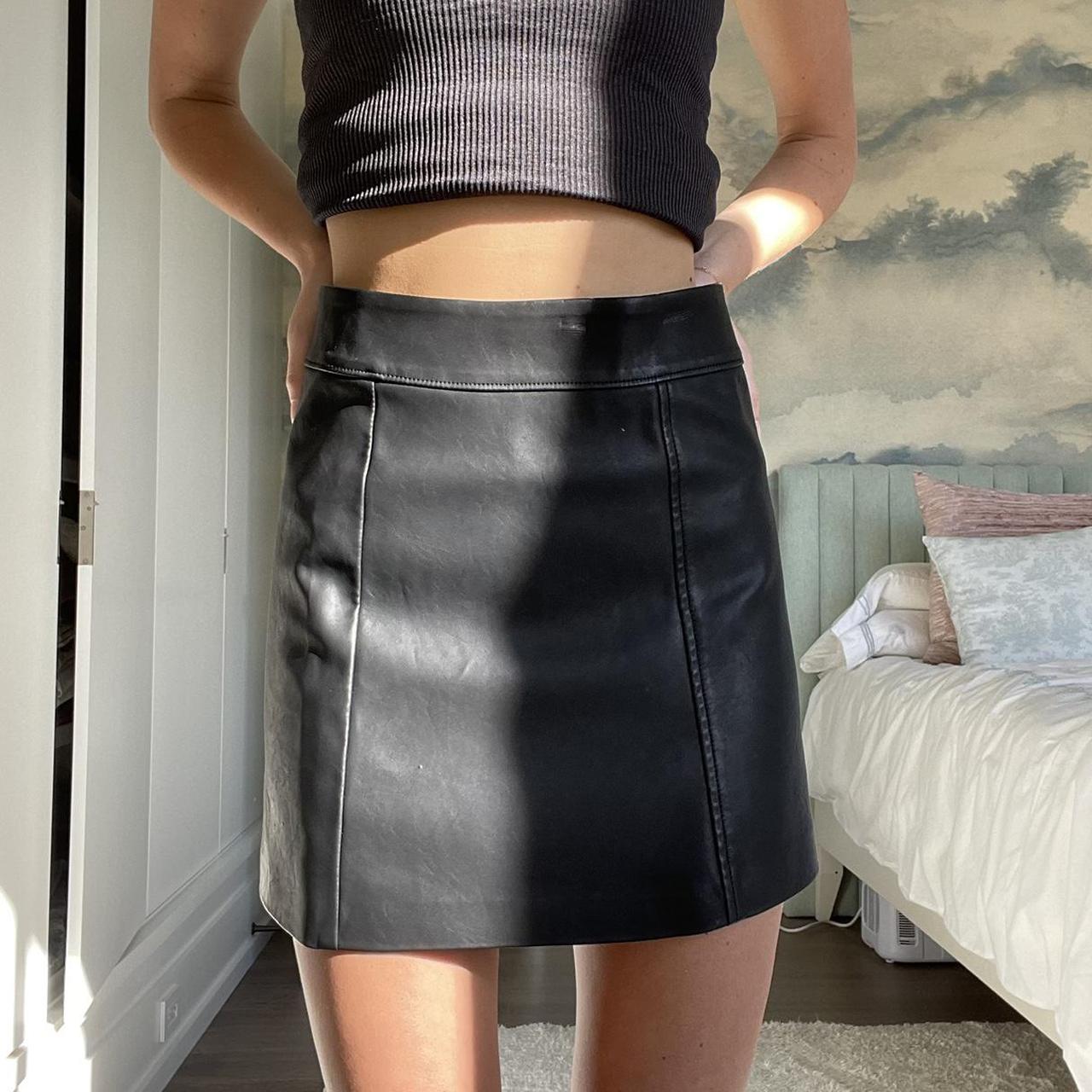 Blank nyc faux leather mini outlet skirt