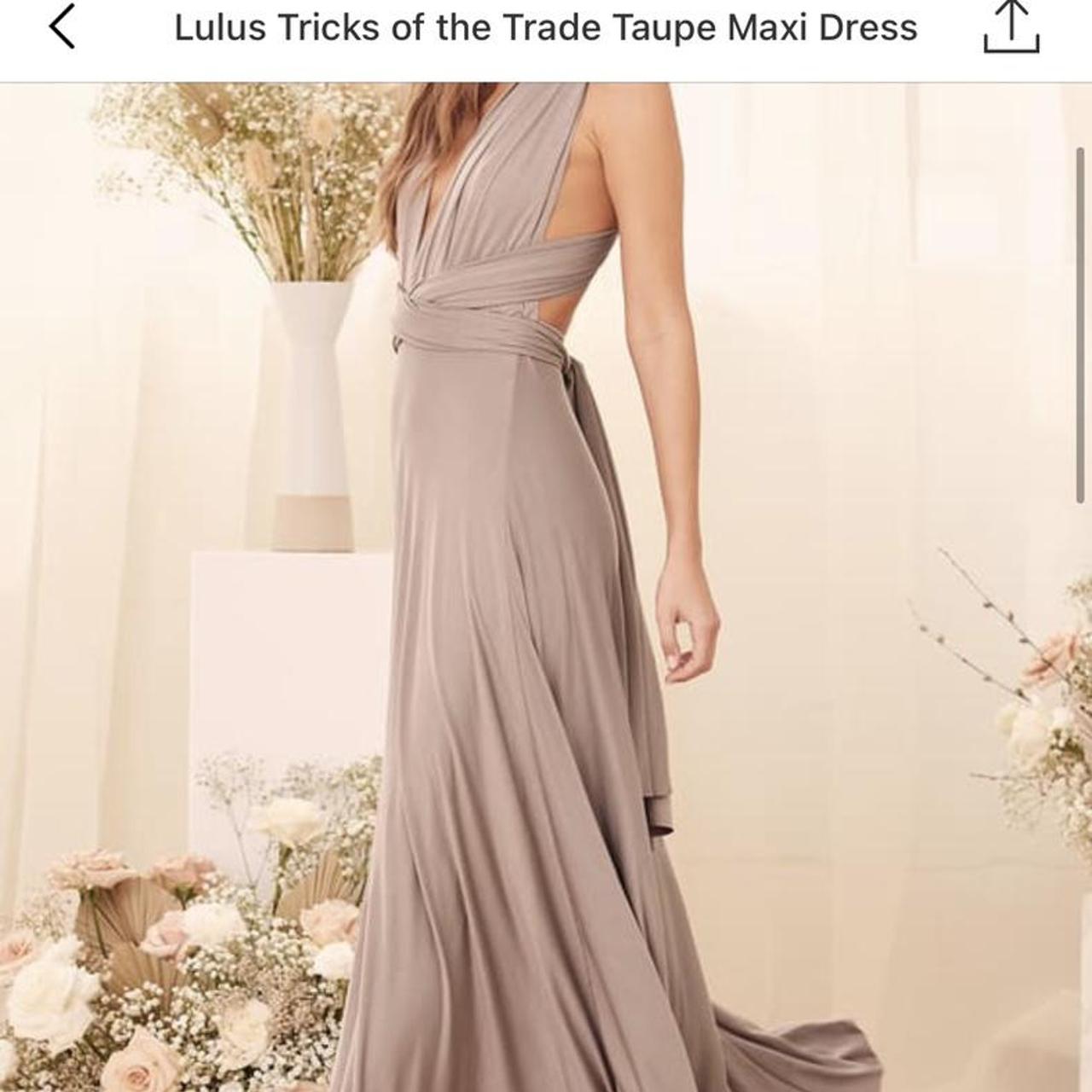 tricks of the trade maxi dress