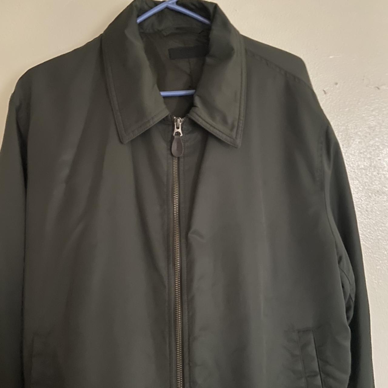 Uniqlo forest green bomber jacket Really comfortable... - Depop