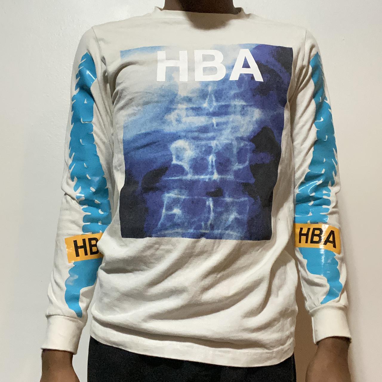 Hood By Air Men's White and Blue T-shirt