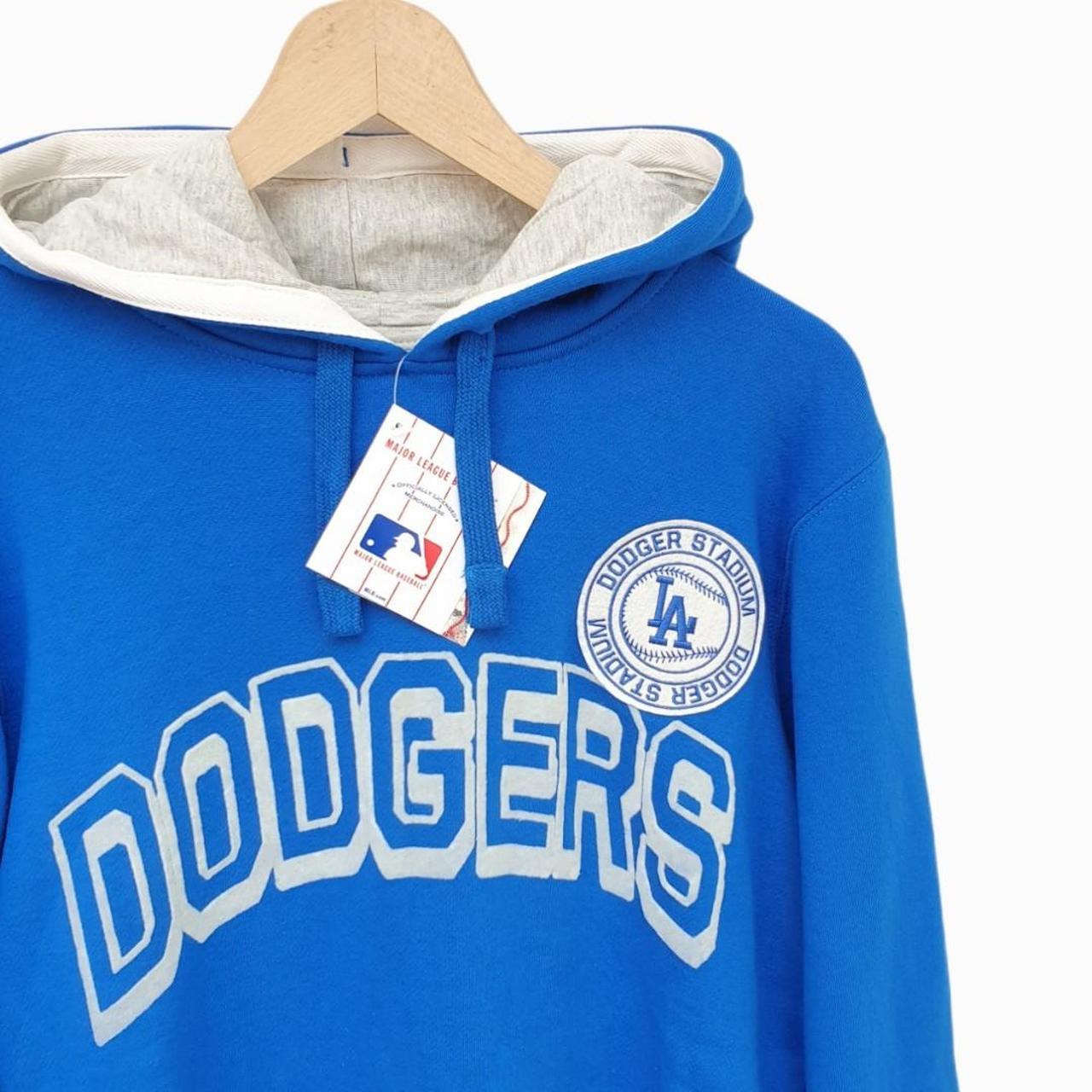 Majestic MLB Los Angeles Dodgers Jumper Sweatshirt - Depop