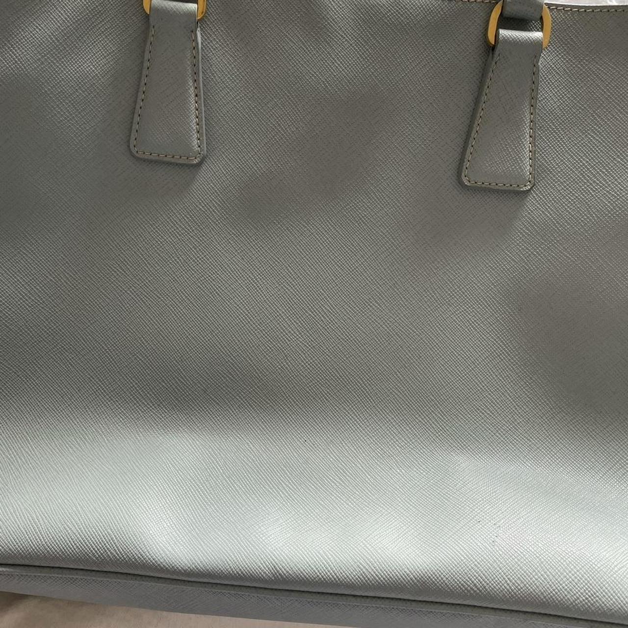 Prada Medium Saffiano Promenade Bag, Gray (Marmo)