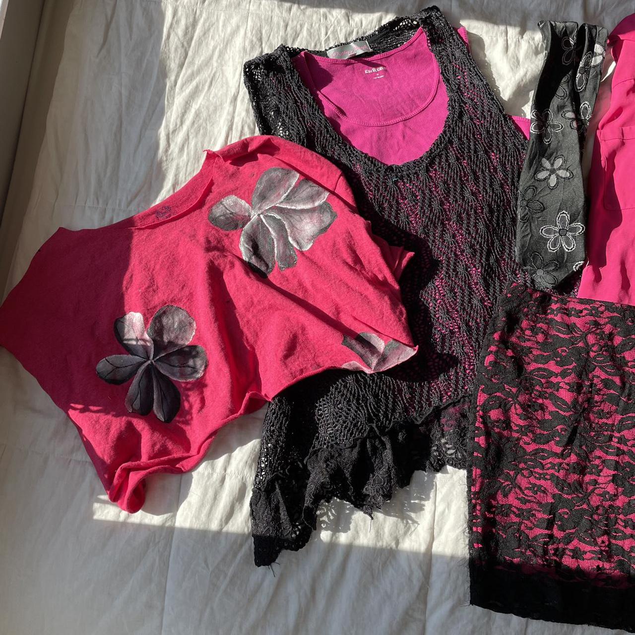 HOTTTT PINK BUNDLE includes: 1.Express sheer blouse... - Depop