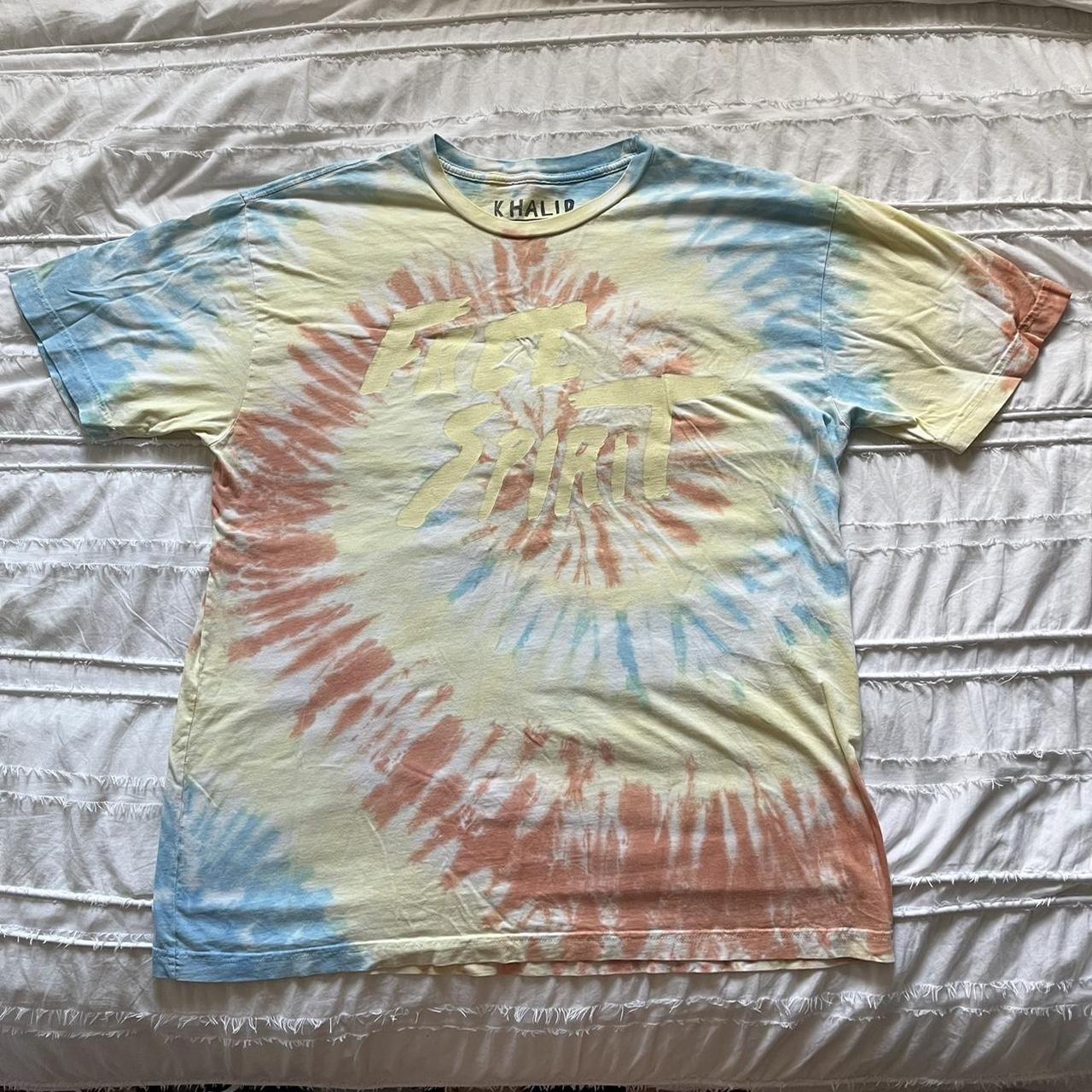 khalid tie dye shirt