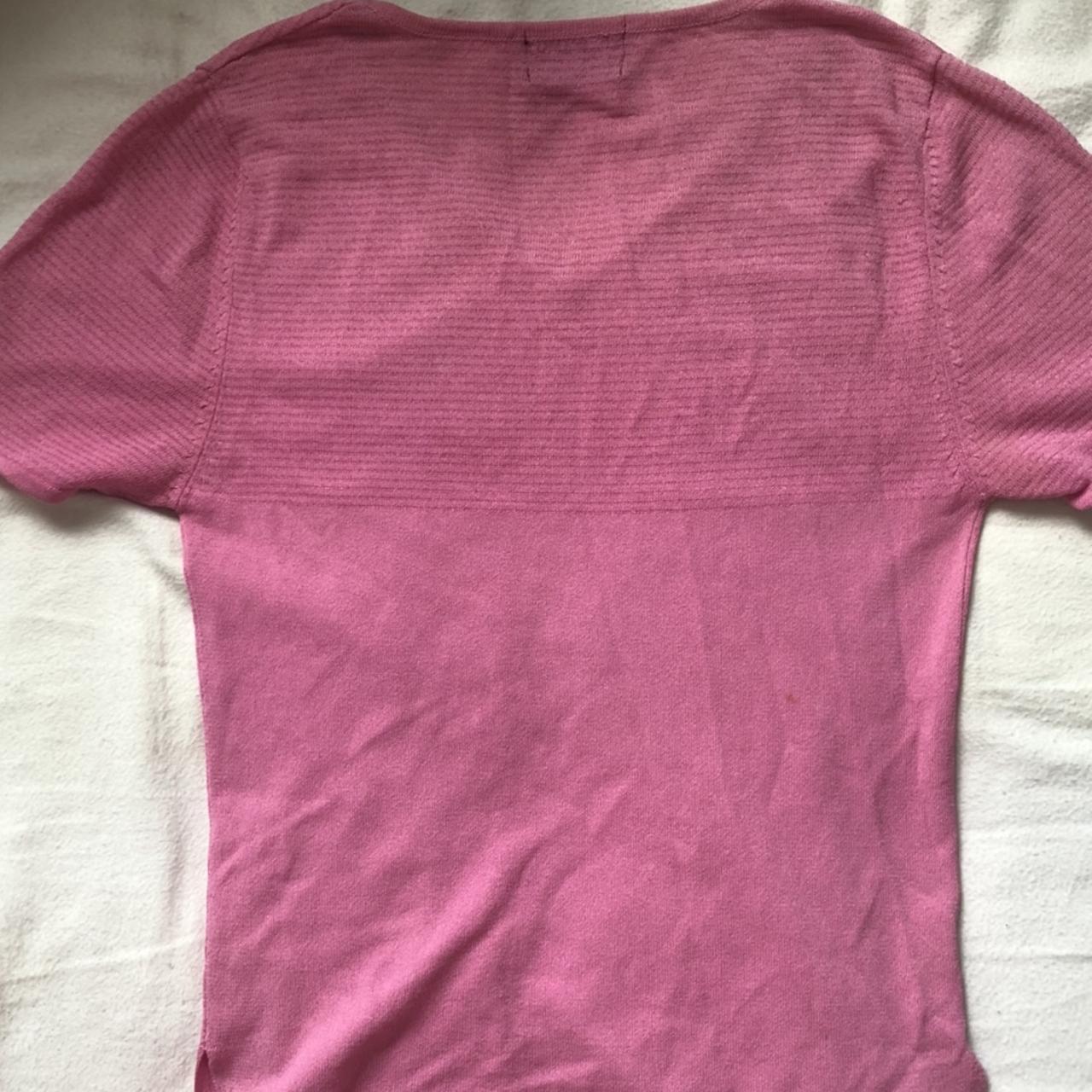 Abercrombie & Fitch Women's Pink T-shirt | Depop