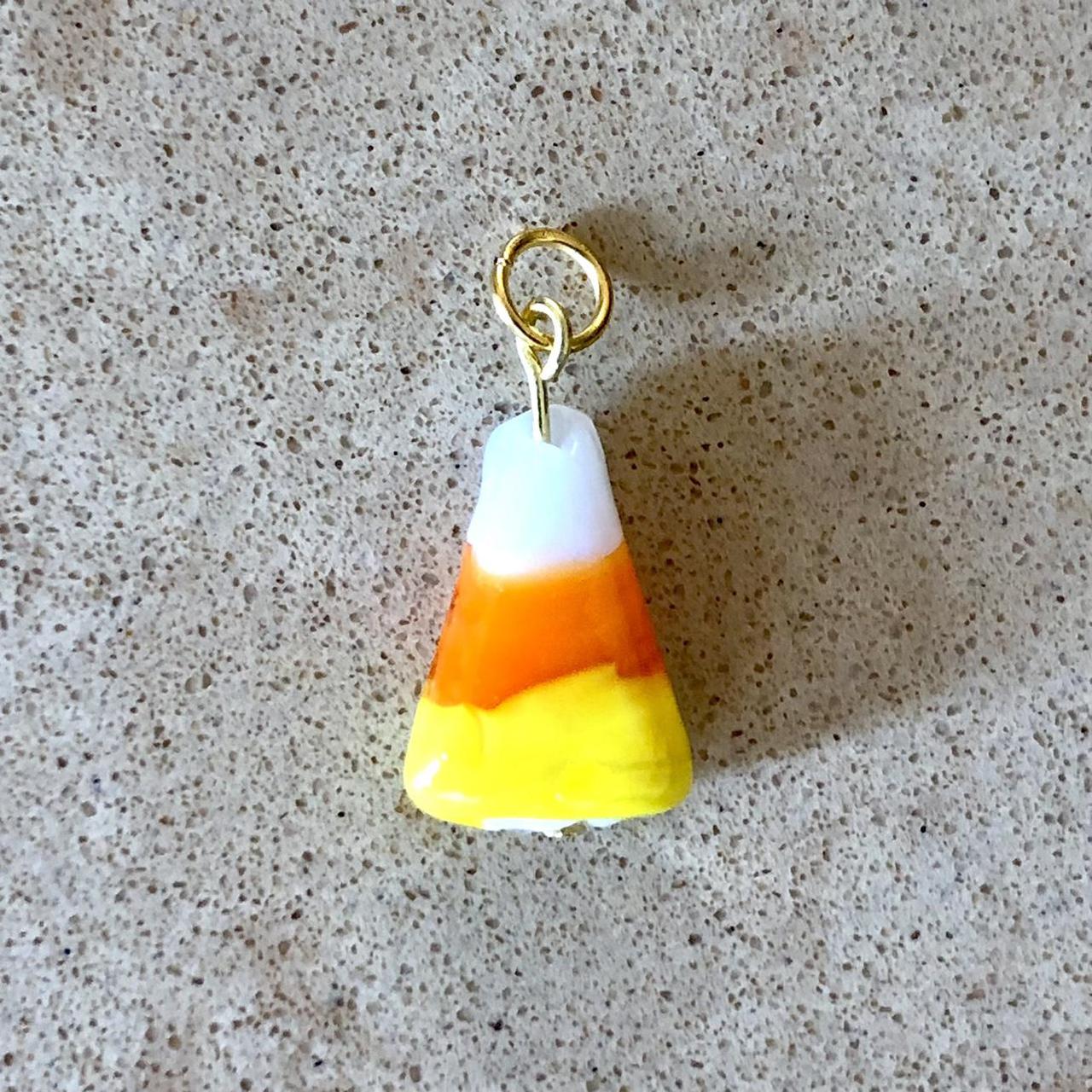 Candy Corn Tattoo Choker Necklace 90s Elastic Necklace W/ Handmade Tiny  Clay Candy Corn Charm Halloween Jewelry Fall Accessories - Etsy