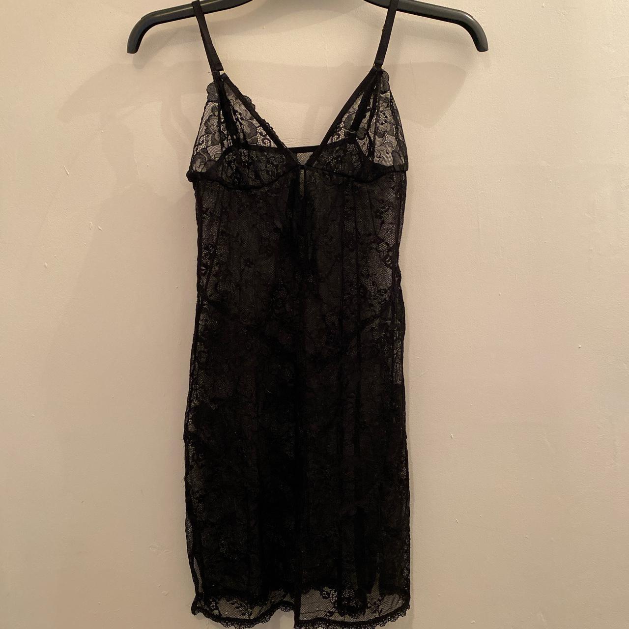 Ann summers Cleo Lace Chemise in black (night dress)... - Depop