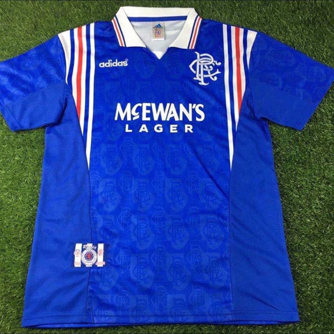 1999-2001 Glasgow Rangers home jersey Vintage - Depop