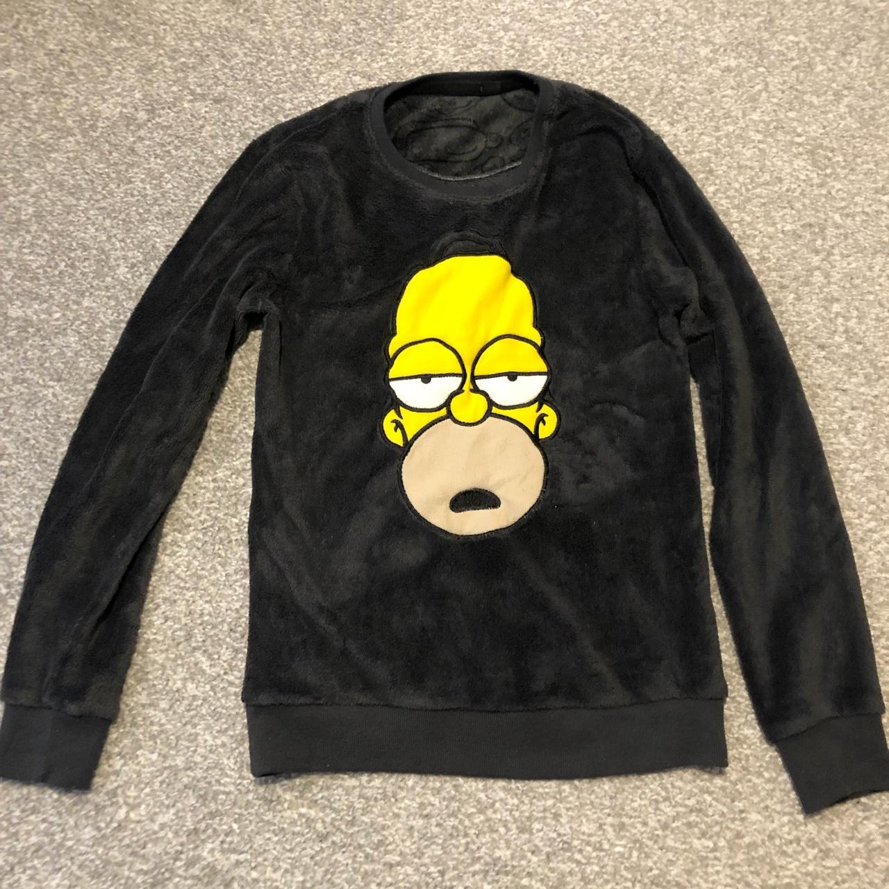 Mens Simpsons Homer Simpson Night Fur Jumper Size -... - Depop