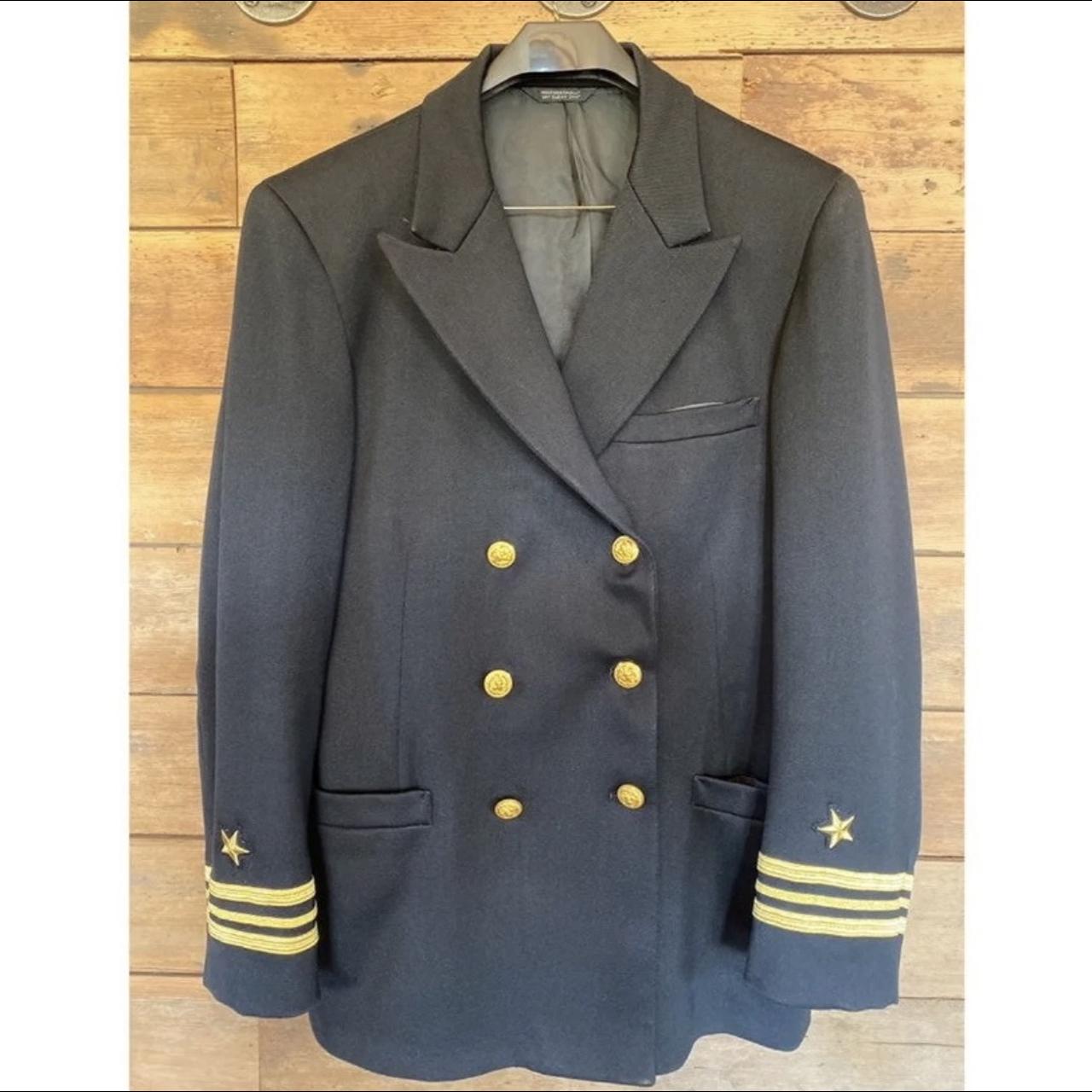 Vintage Naval Lt. Commander Jacket Vintage. Size... - Depop