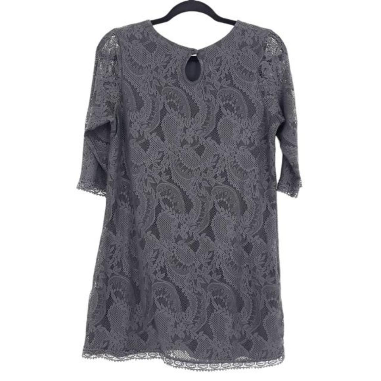 Product Image 4 - Cotton charcoal gray paisley lace
