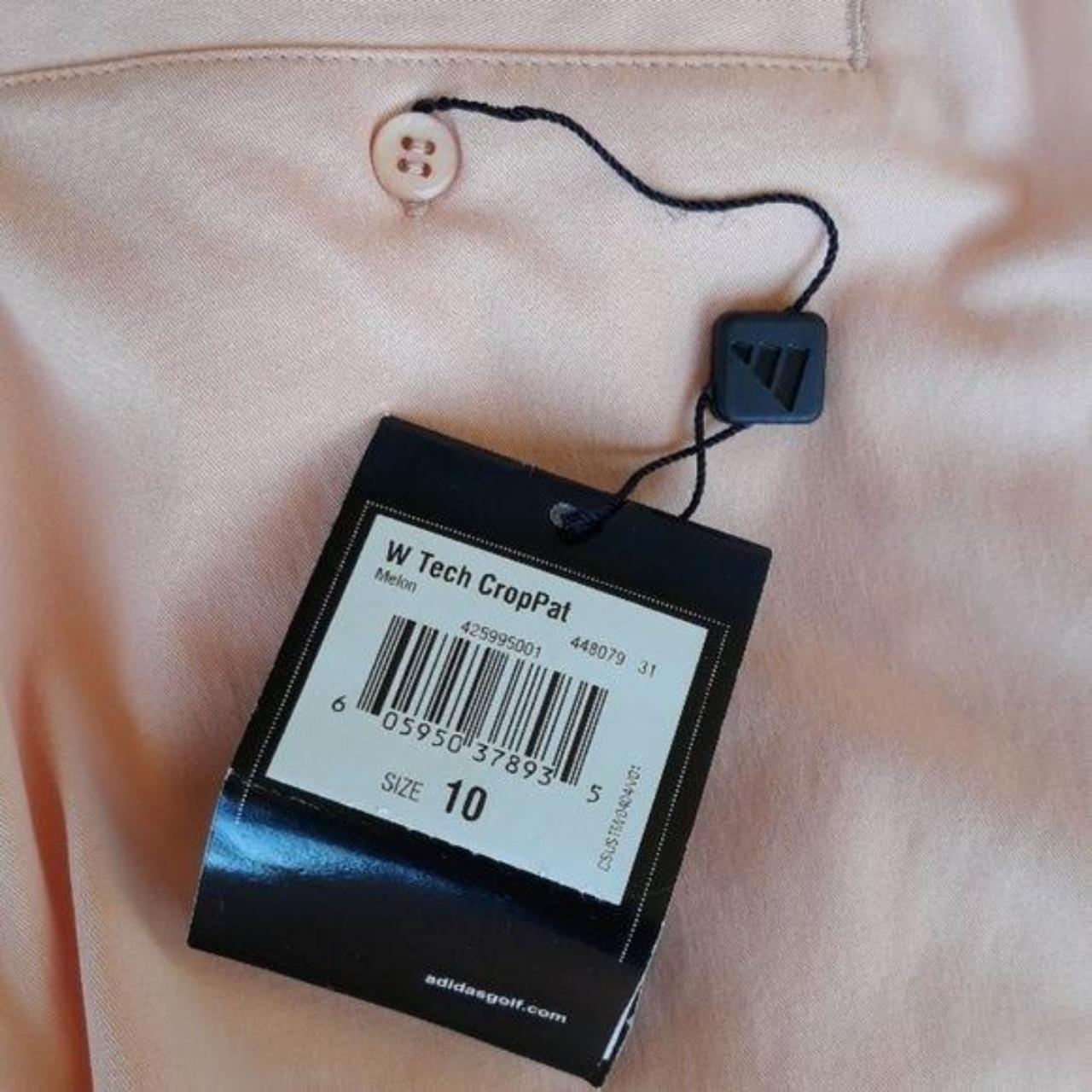 Melon colored low rise Stretch Crop Golf Pants with... Depop