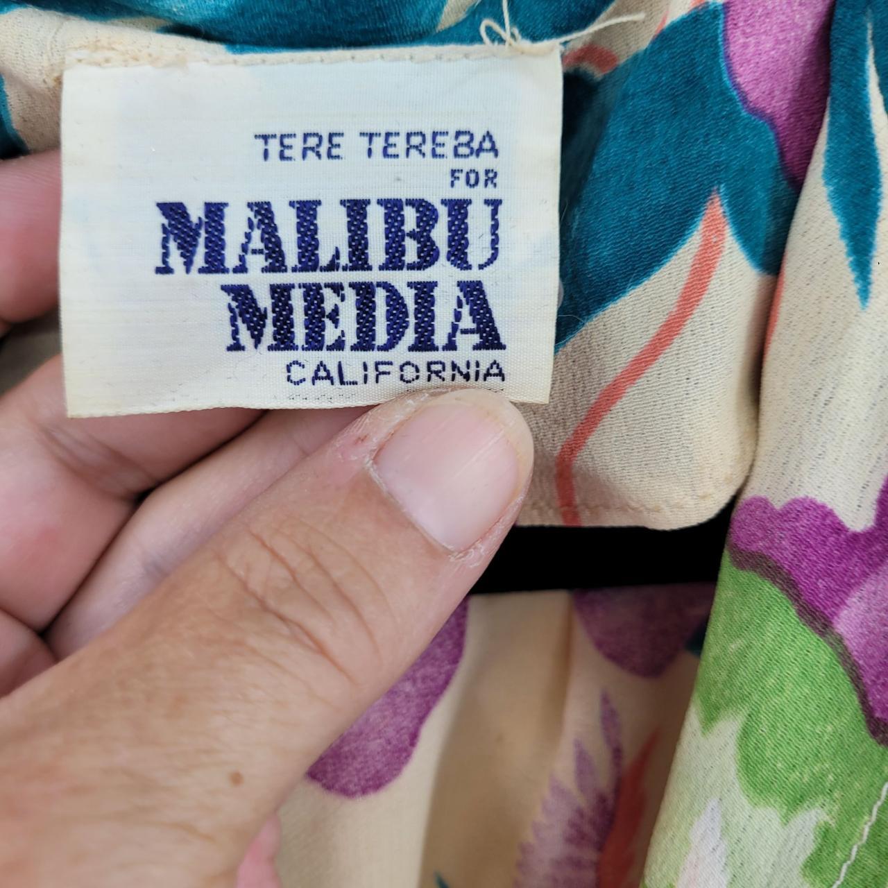 Malibu popular media dress - vintage 70s