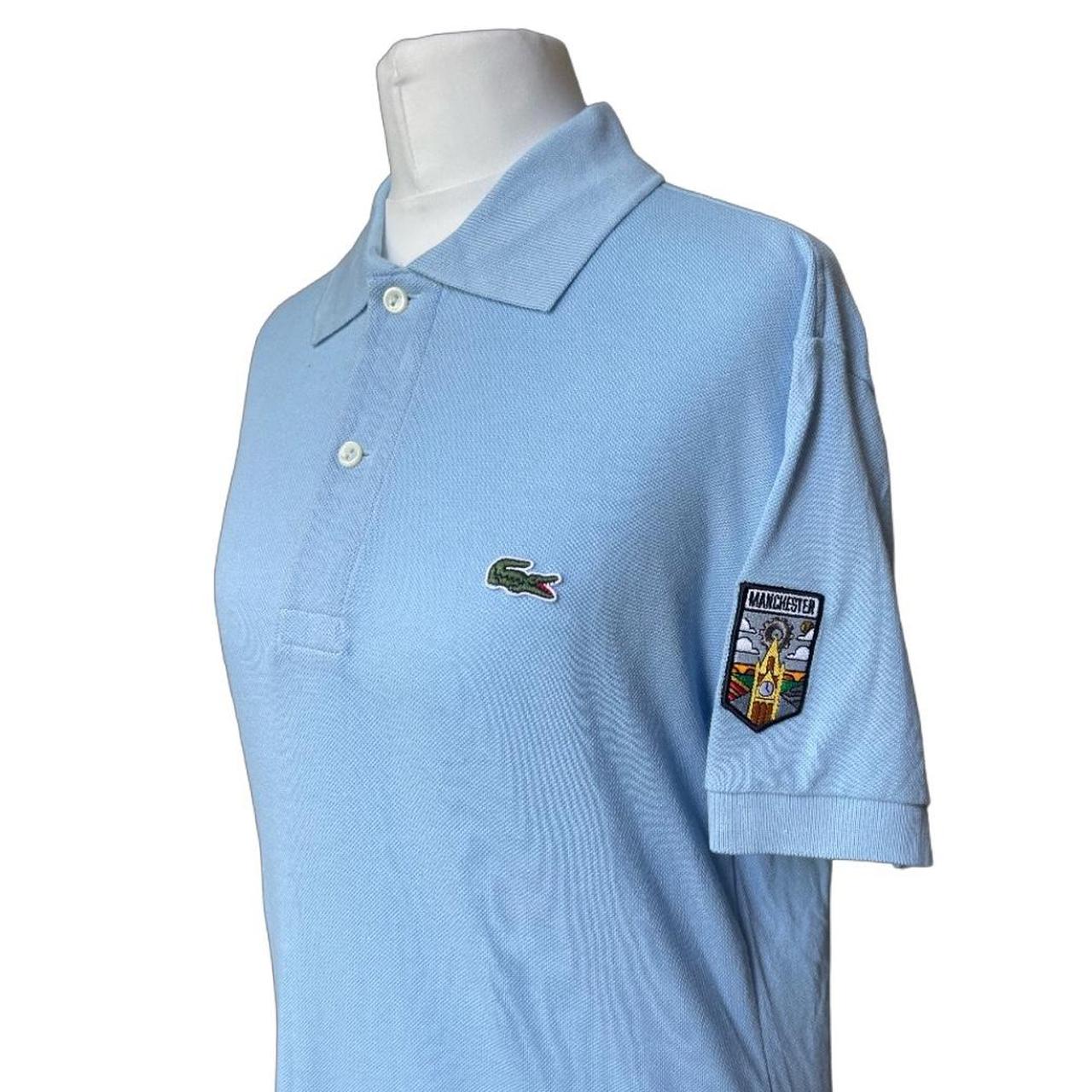 Lacoste X Manchester Baby blue polo shirt Limited... Depop