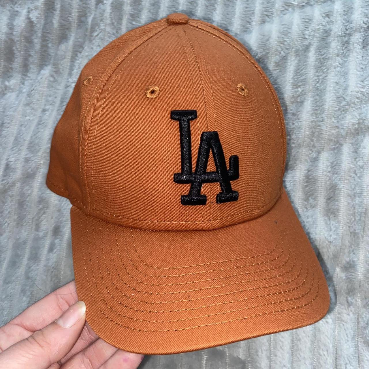 New Era Baseball Cap Adjustable orange and... - Depop