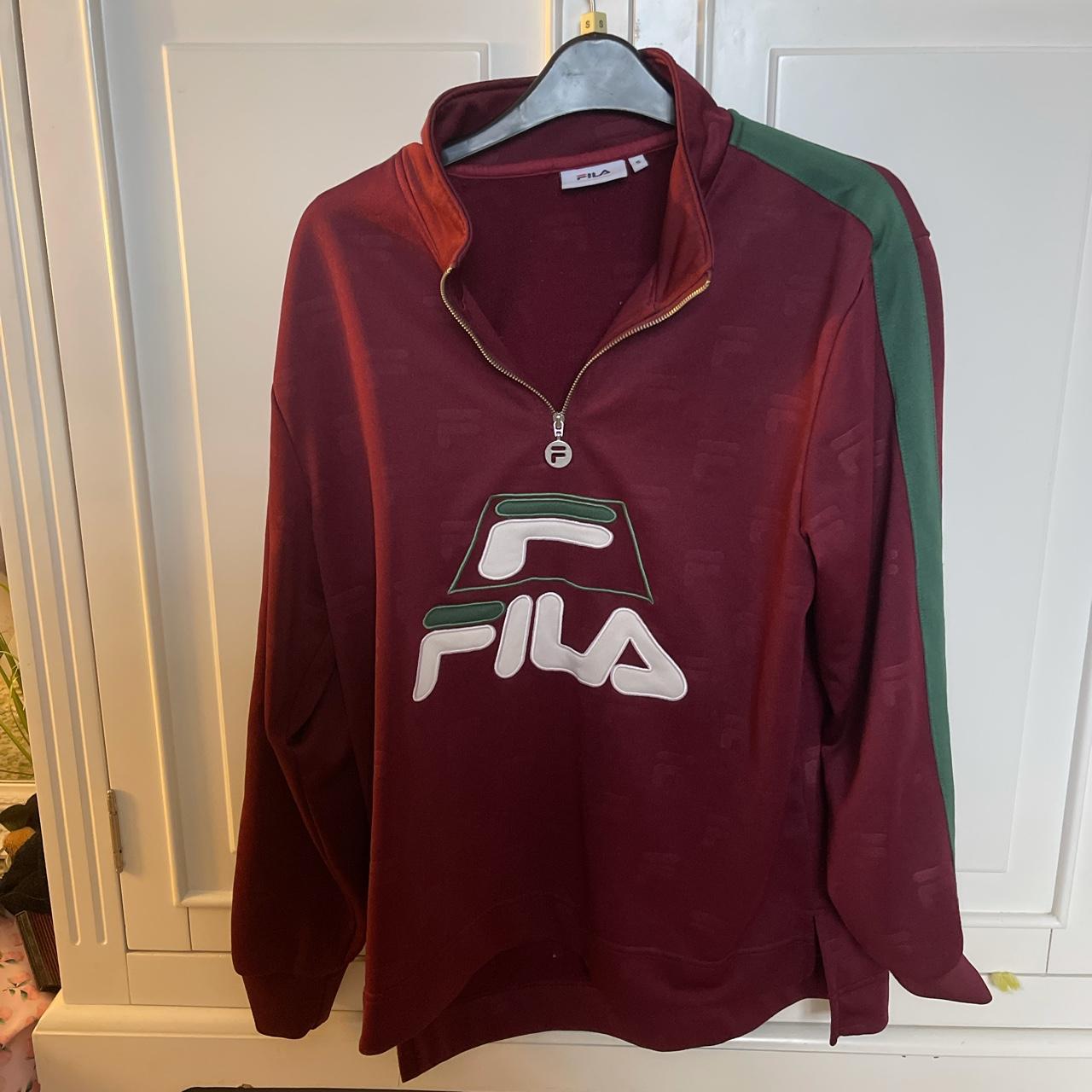 Vintage Fila jumper in size S Would fit a 6-12... - Depop