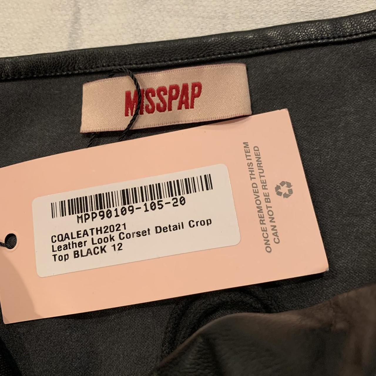 MissPap Women's Black Crop-top (3)