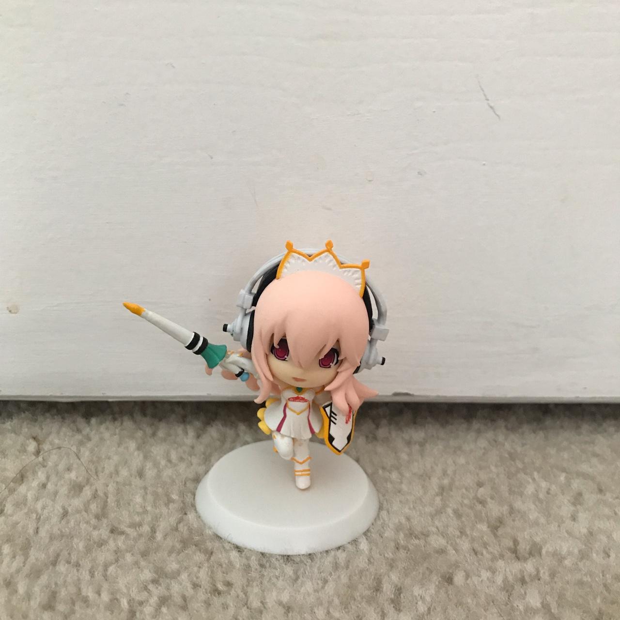 Super Sonico Rare Racing Figure - in mint condition,... - Depop