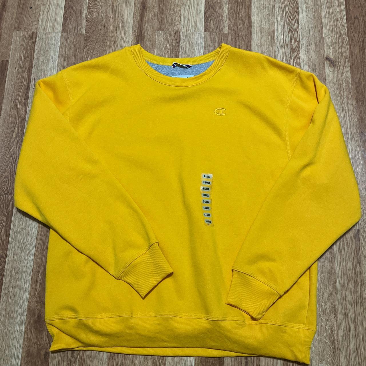 Baby yellow shop champion sweatshirt