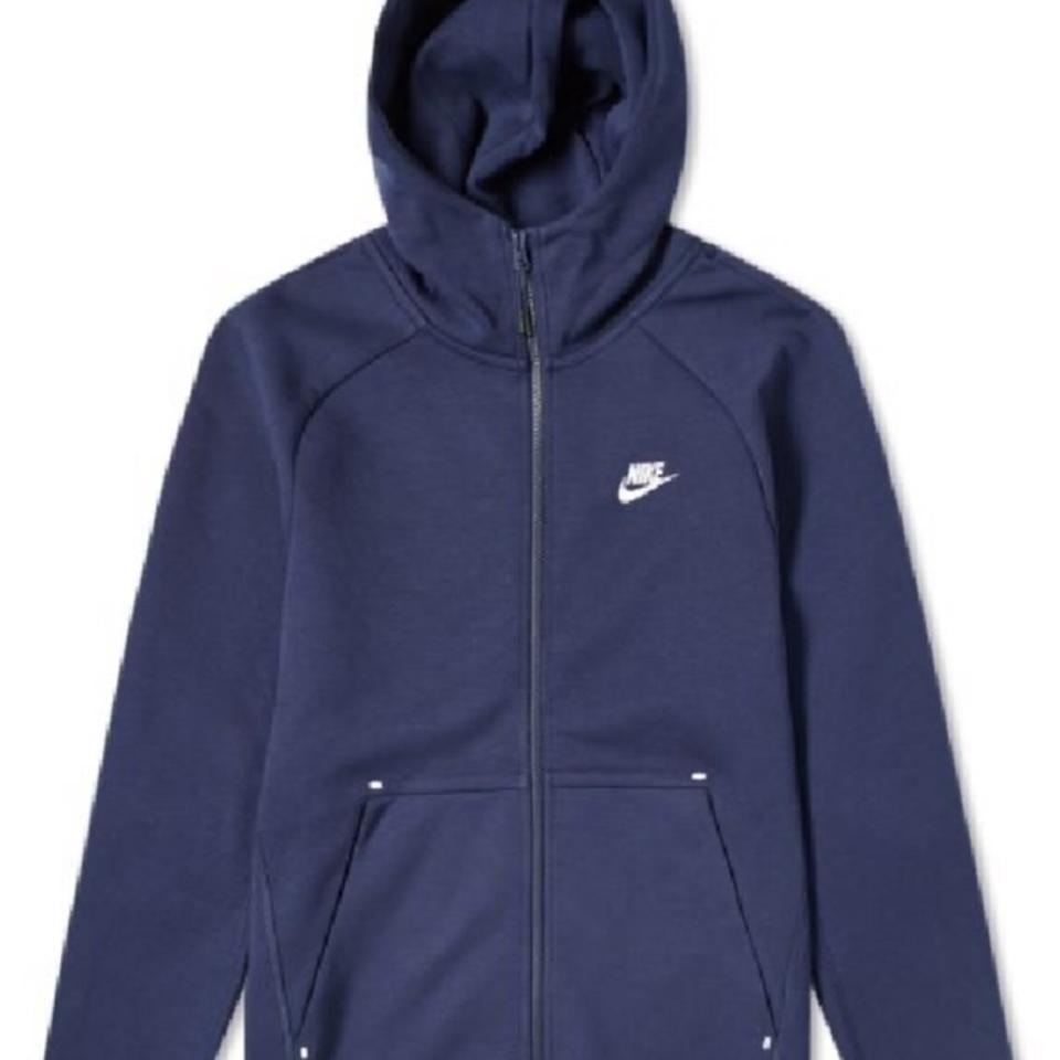 nike tech navy blue hoodie