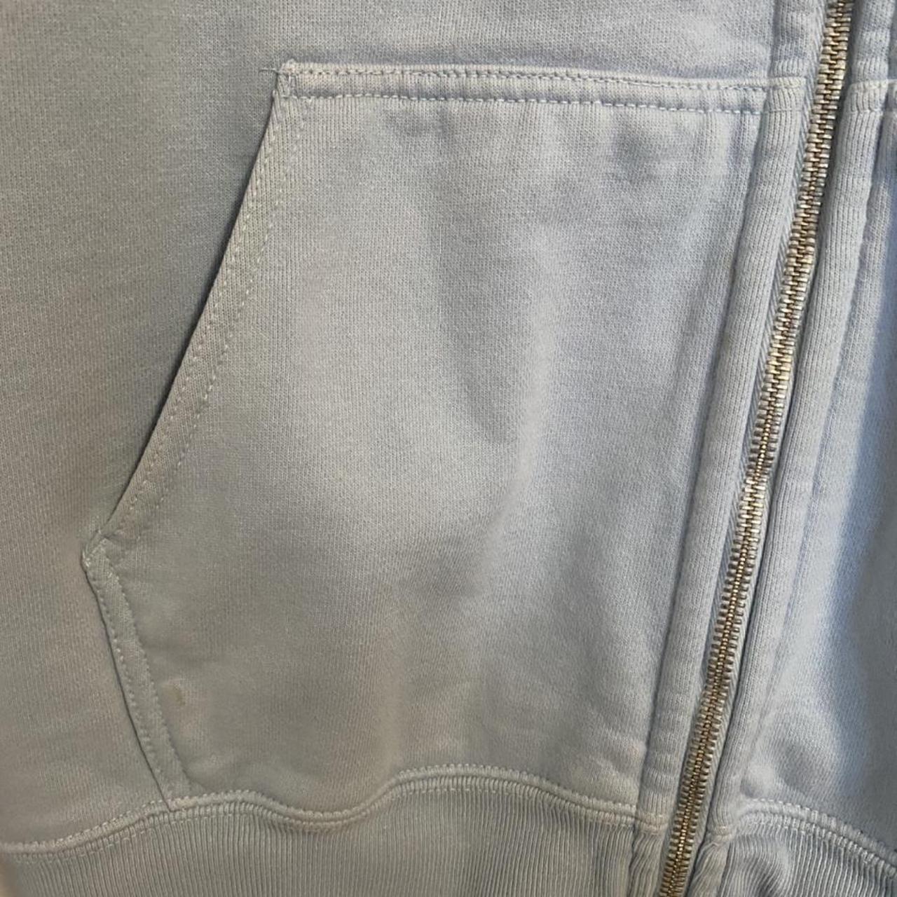 Brandy Melville light sky blue oversized hoodie... - Depop