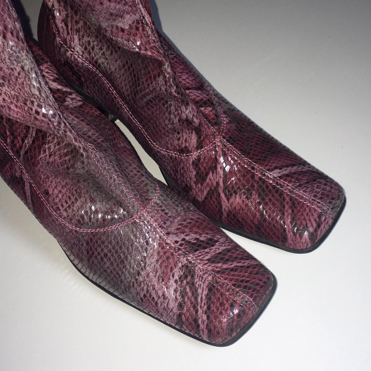 Product Image 3 - Y2k Snakeskin Square Toe Sock