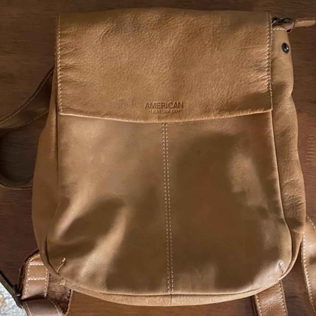 american leather co backpack purse