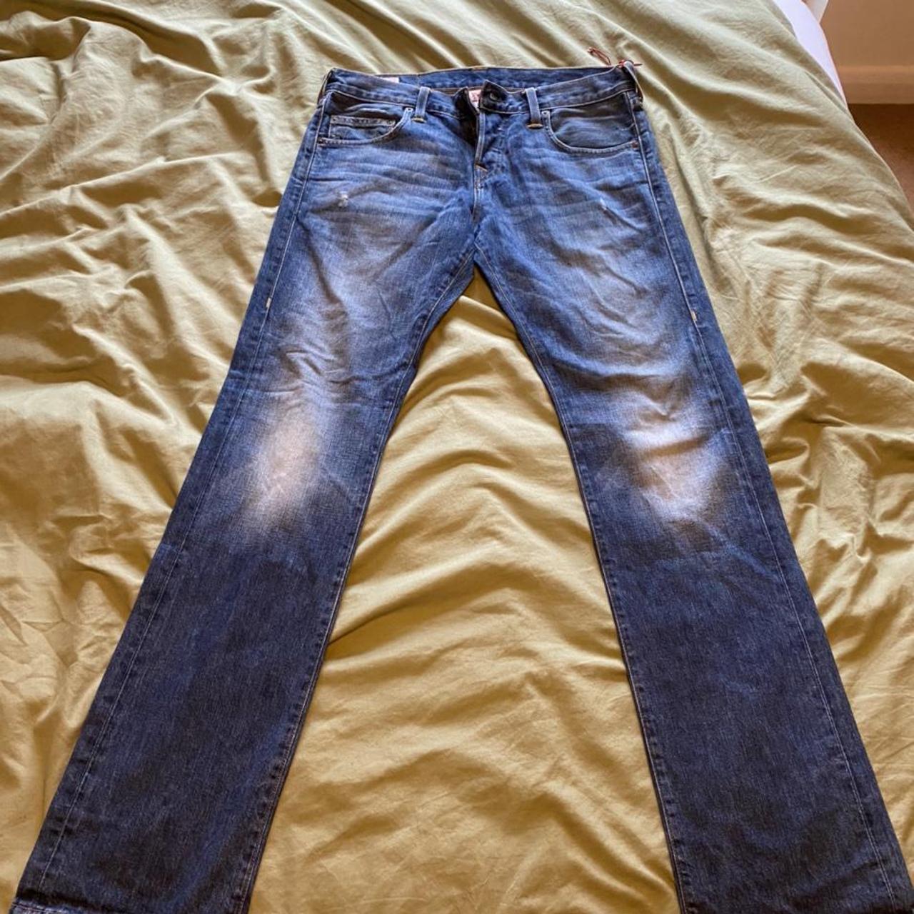 navy true religion jeans