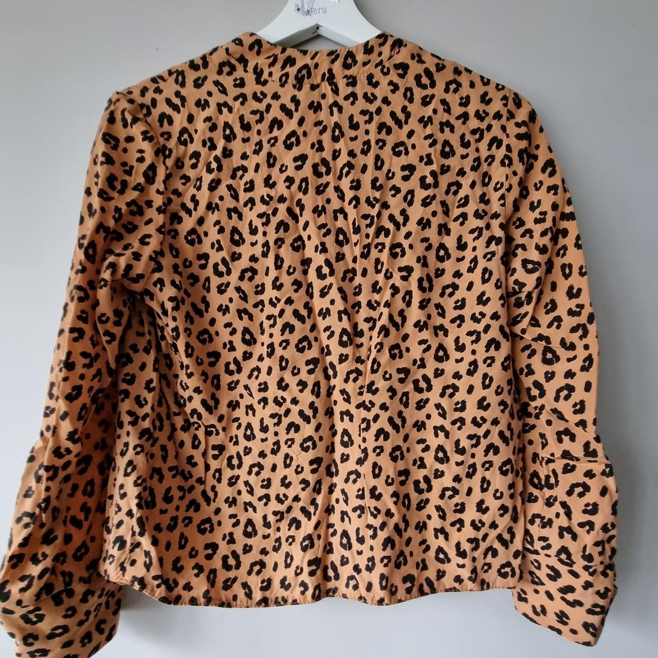 New look leopard print S8 tan shirt blouse... - Depop