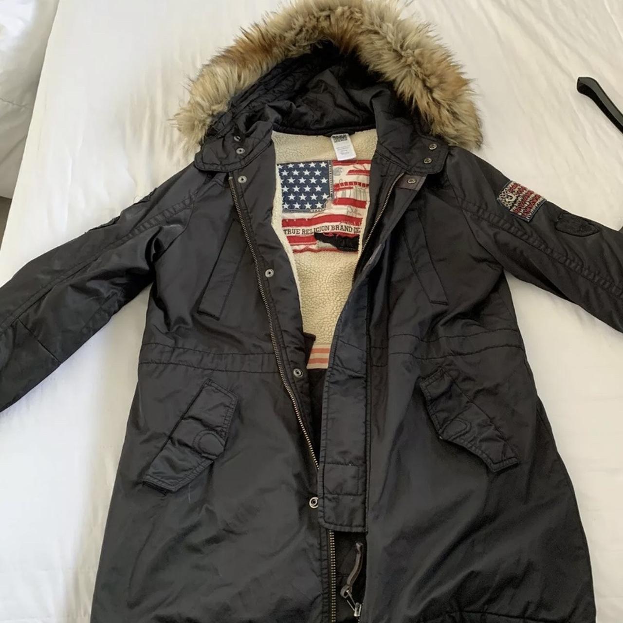 True religion hot sale parka jacket