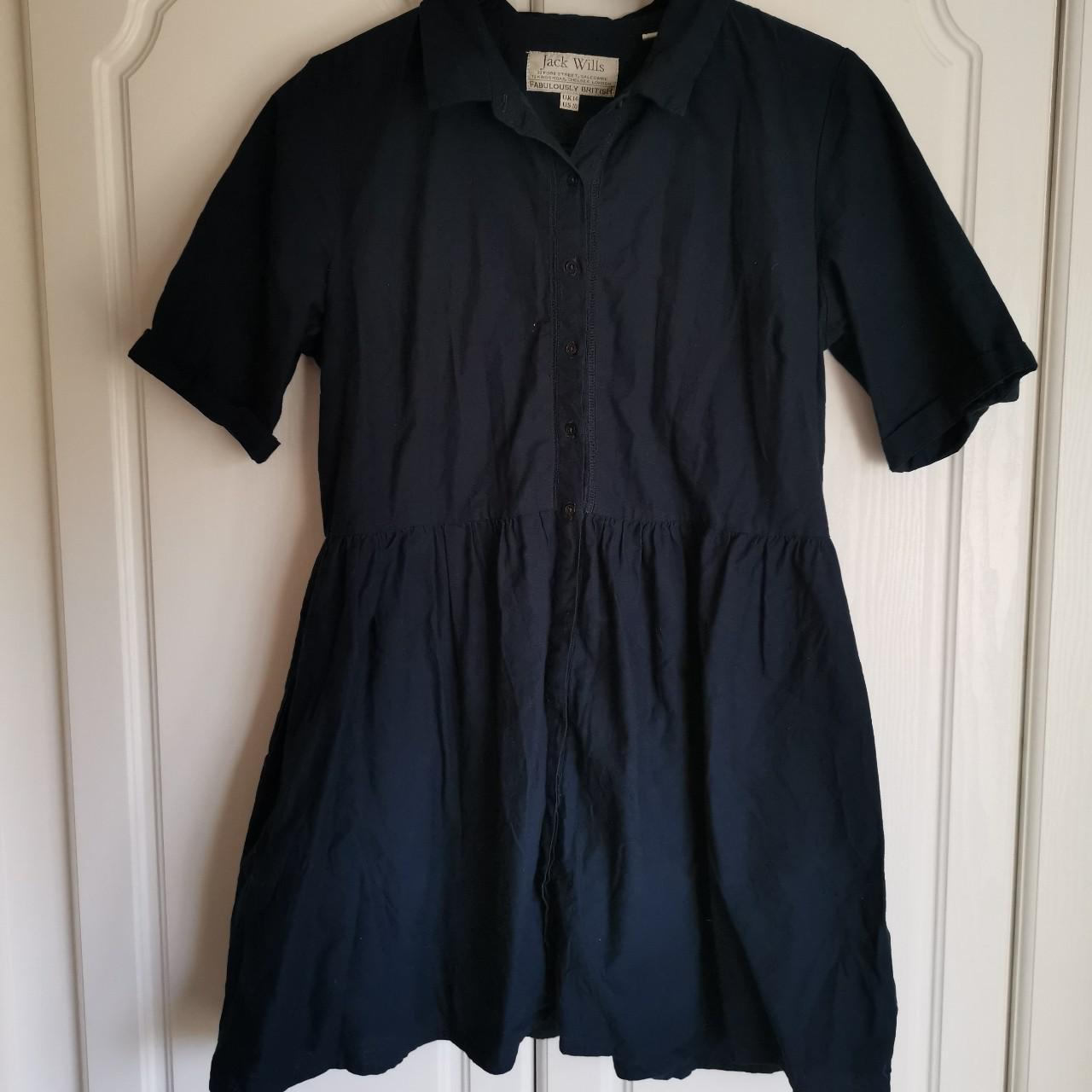 Navy Jack Wills shirt dress in UK 14!, A