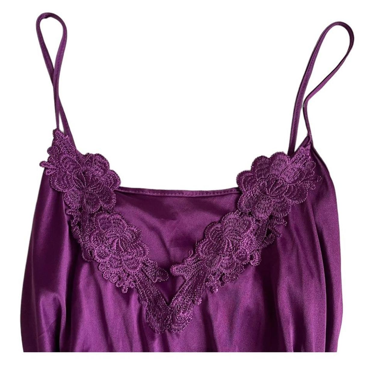 Super cute purple slip dress 💜 Size XXL Model is... Depop