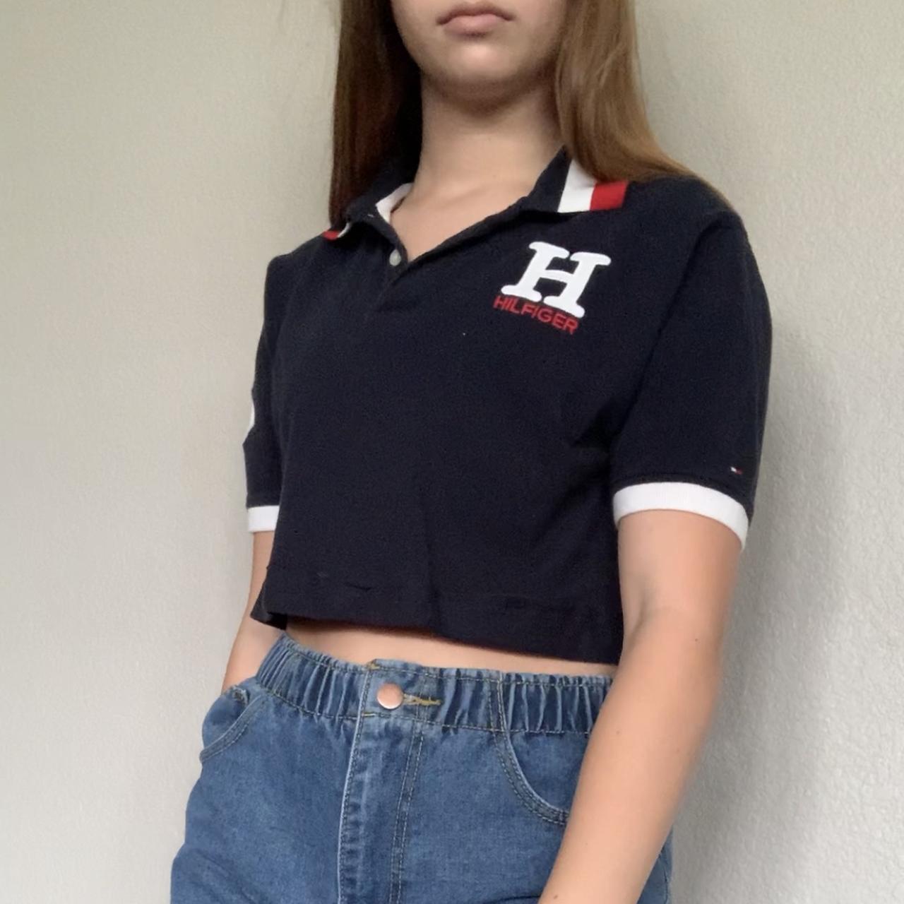 Tommy hilfiger sale belly top