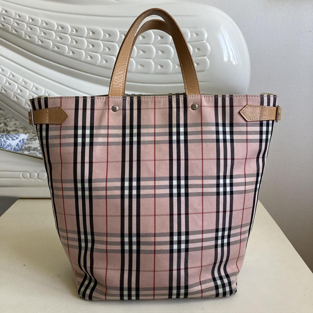 AUTHENTIC PINK BURBERRY TOTE BAG, Can you say