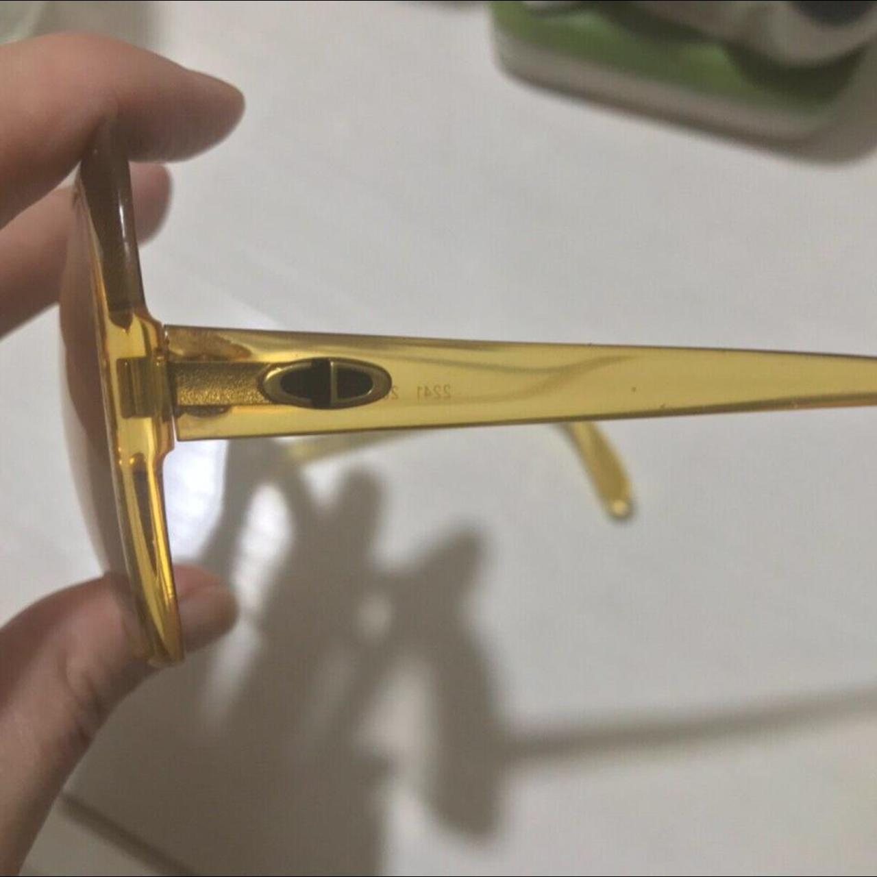 dior split sunglasses gold