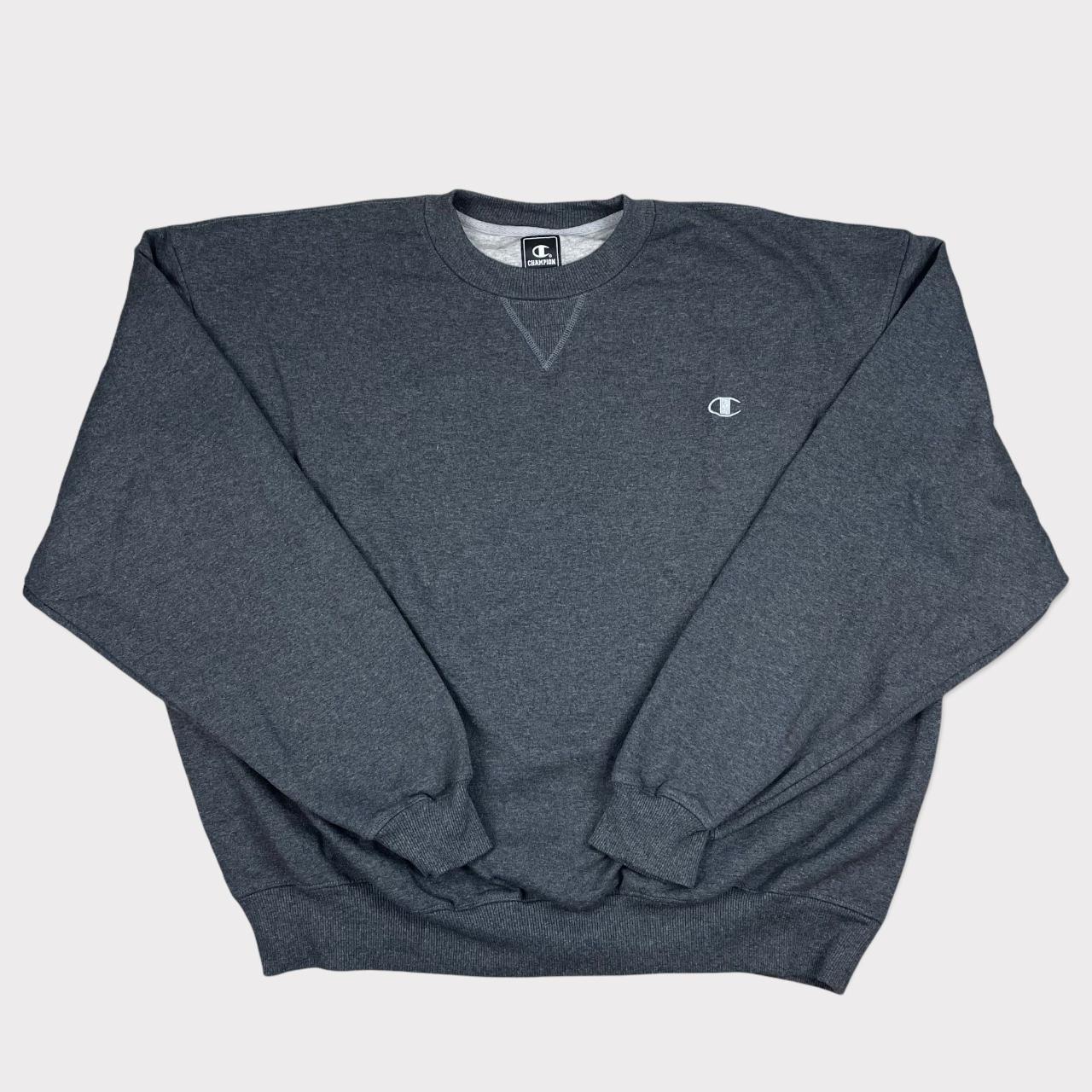 dark grey champion sweatshirt