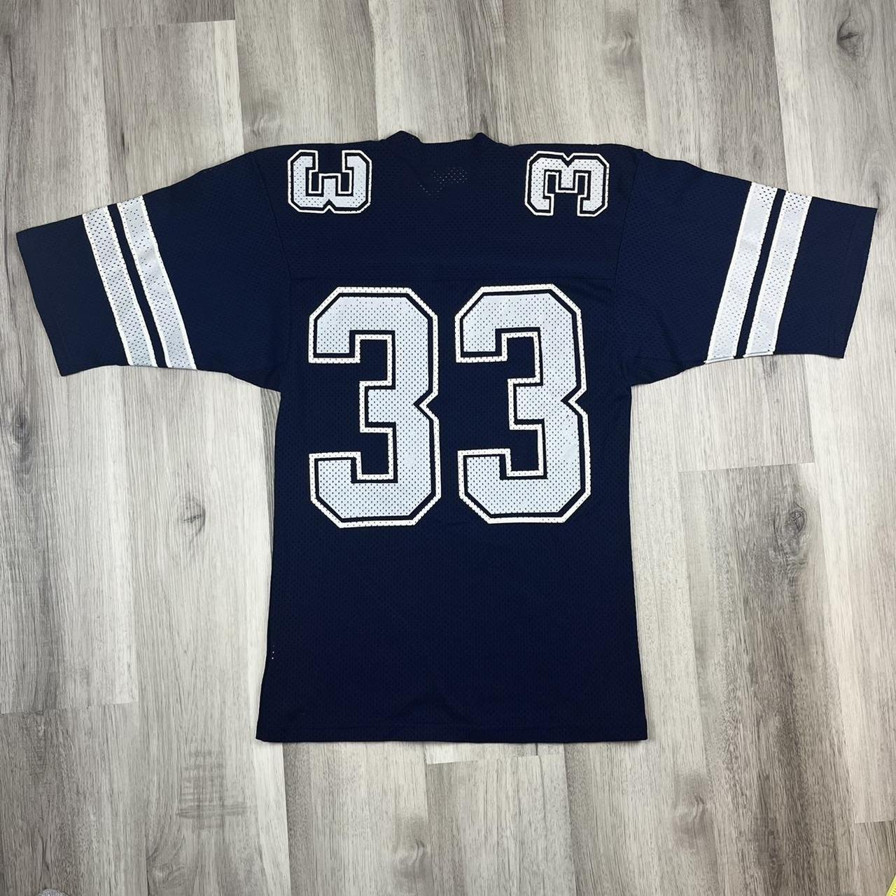 Vintage Dallas Cowboys Tony Dorsett Sand Knit Made in USA Jersey