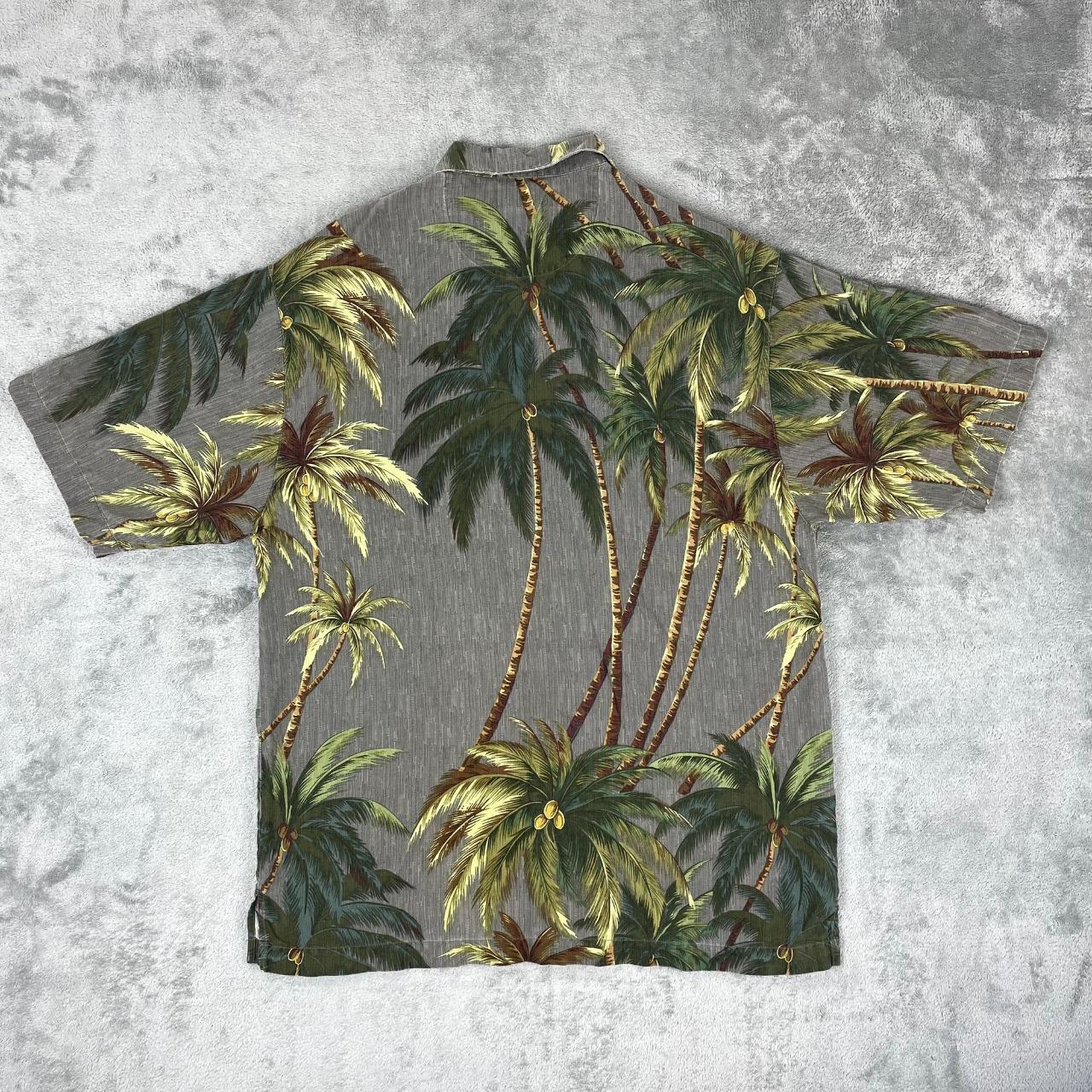 Tommy Bahama Relax 100 Silk All Over Print Palm... Depop