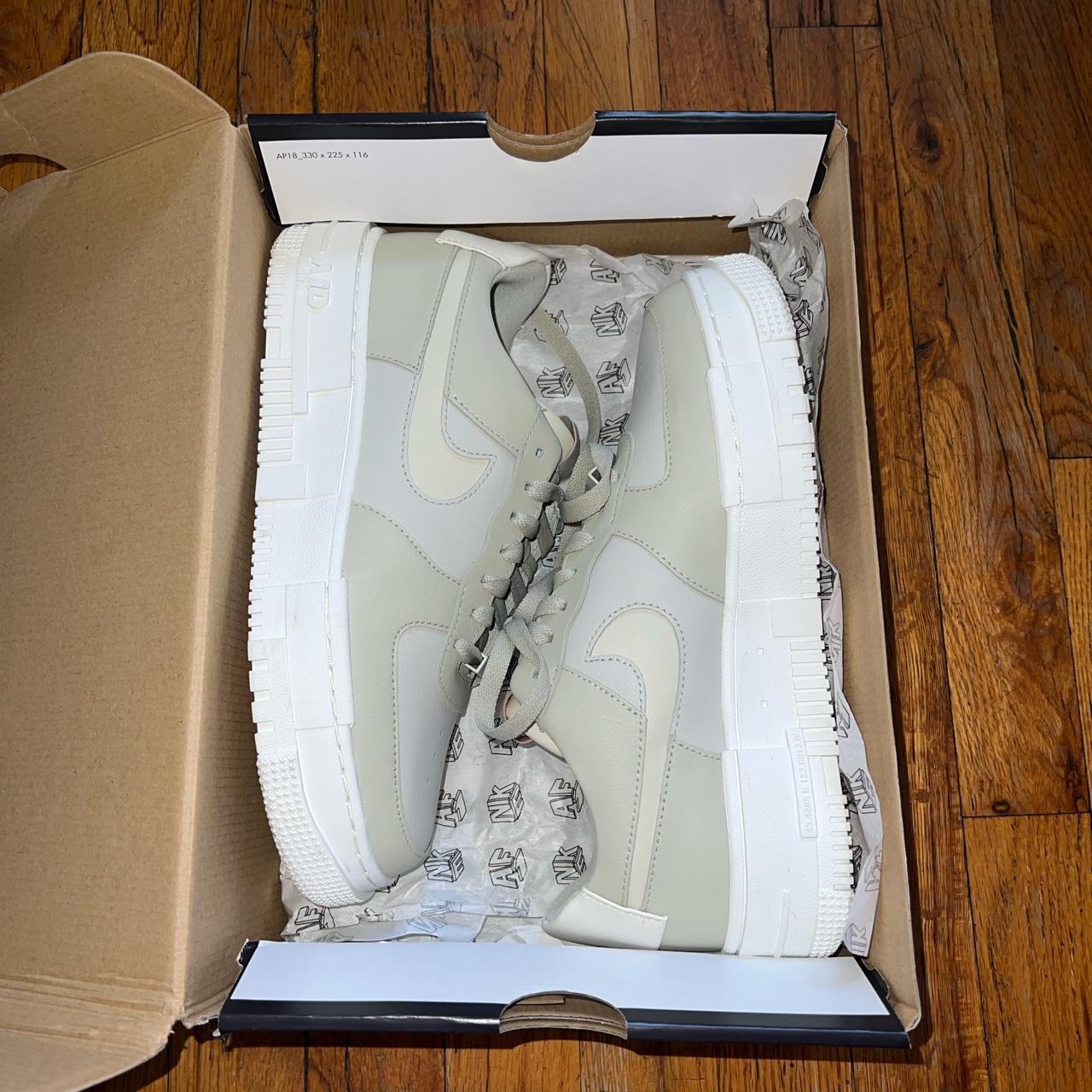 nike af1 pixel light stone