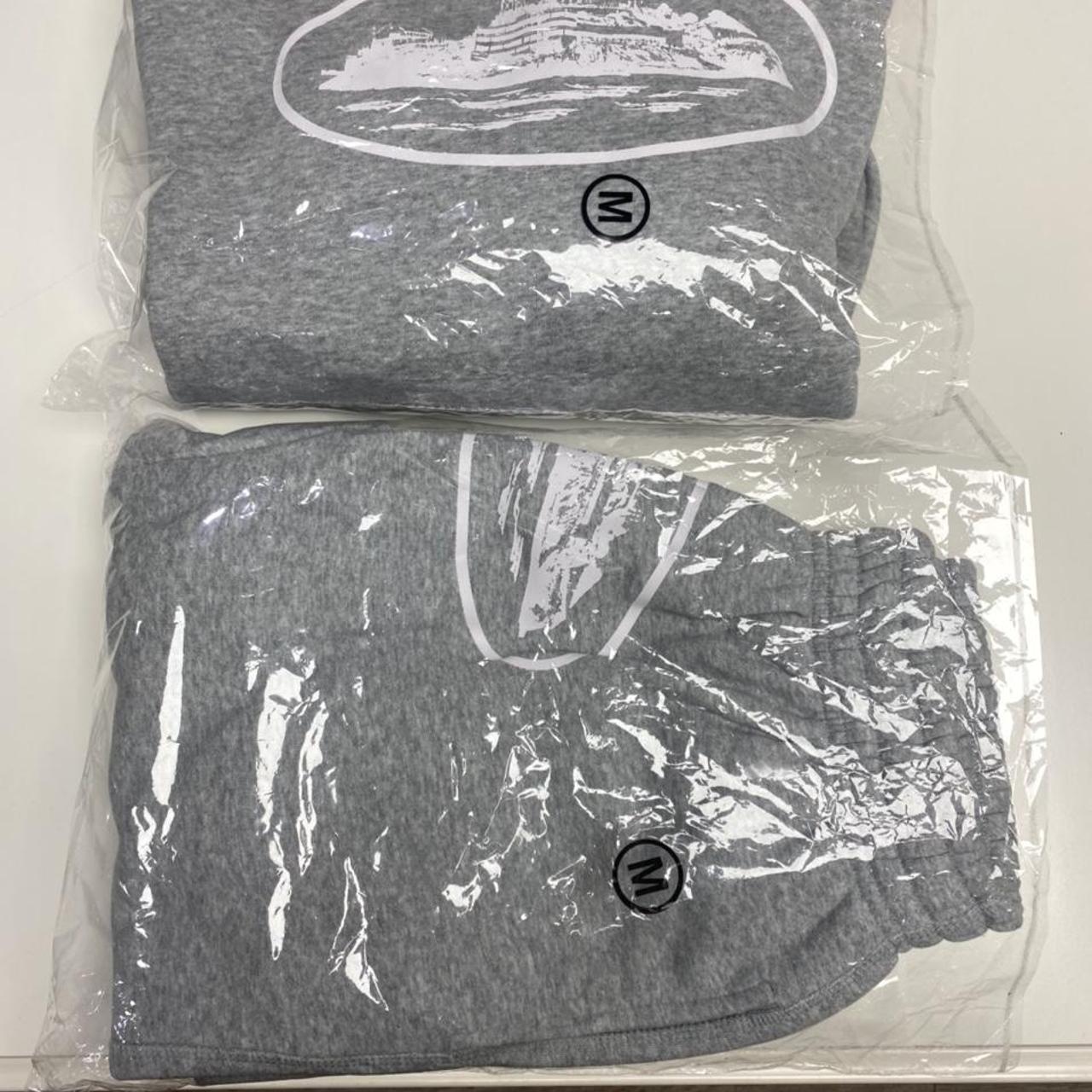 Corteiz Heather Grey Alcatraz Full Tracksuit Depop