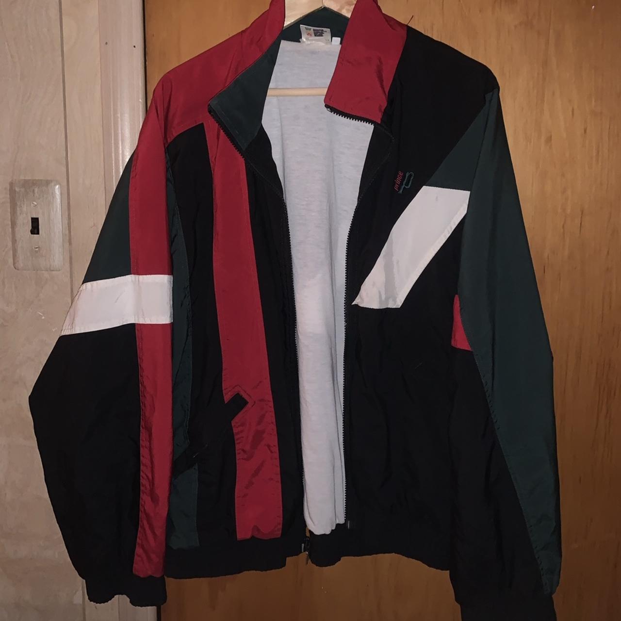 Prince Men's Red and Black Jacket
