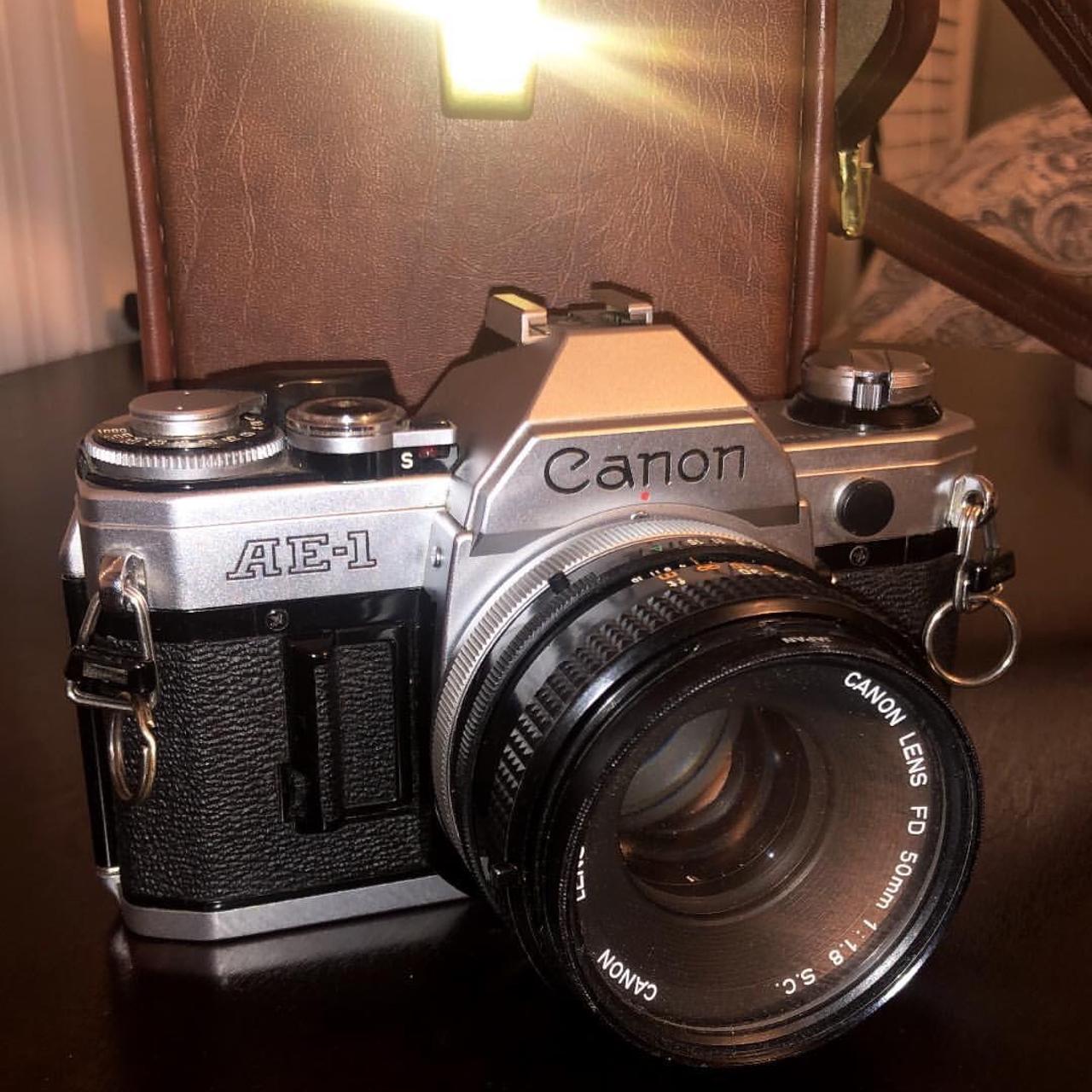 Canon AE1 (Body only) Light meter only works on... Depop