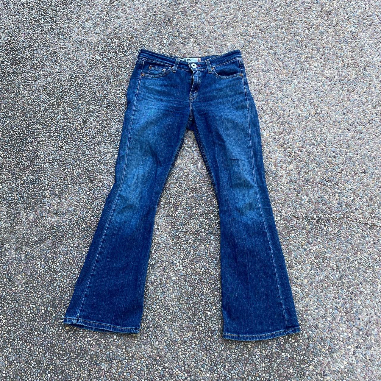 levi’s vintage bootcut/flare denim dark wash... - Depop