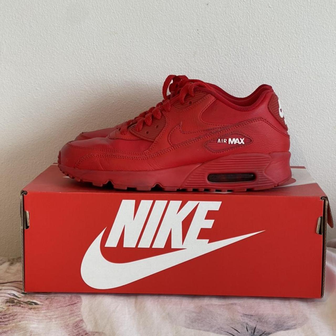 womens all red nike shoes