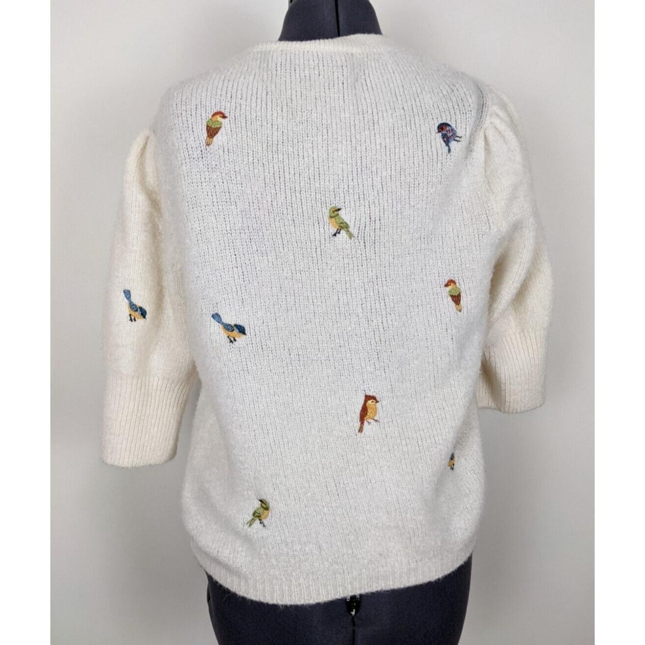 NWT Zara Bird offers Embroidered Knit Cardigan