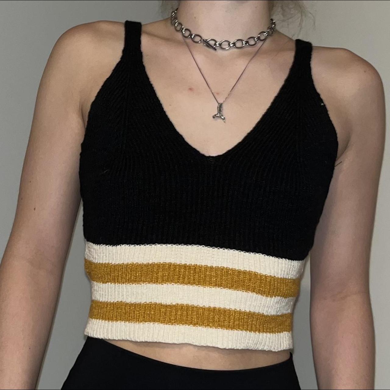 DREAMERS BY DEBUT Women's Yellow and Black Vest