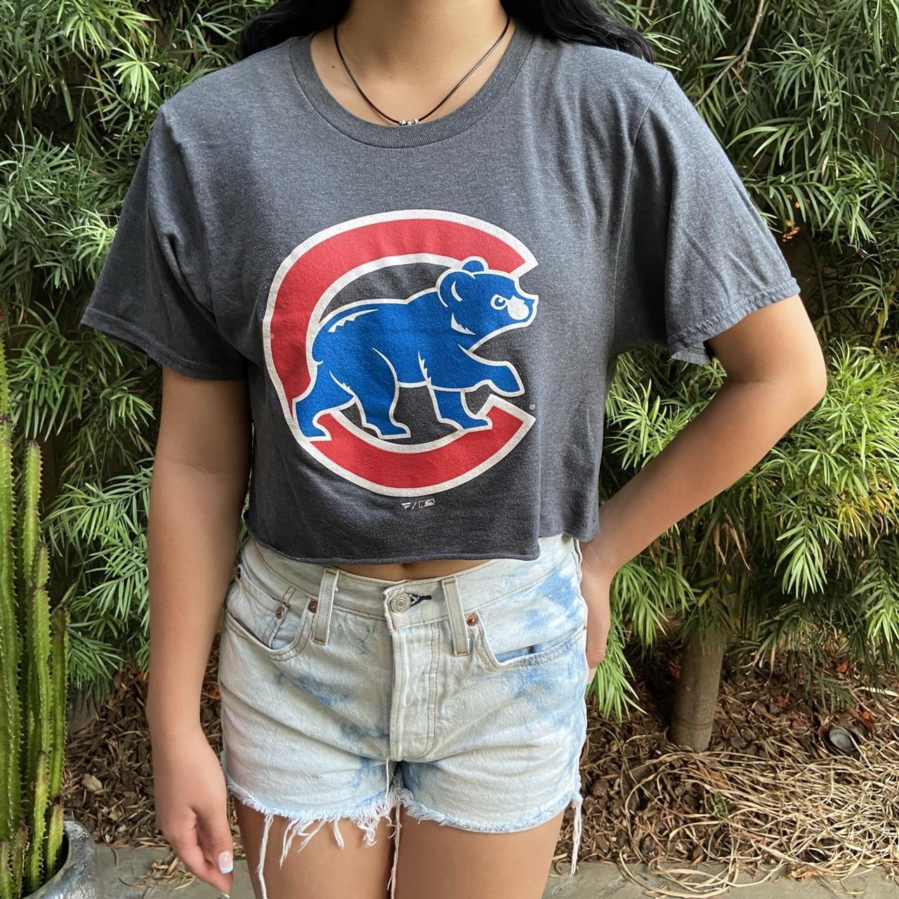 Chicago Cubs Crop Top T-Shirt