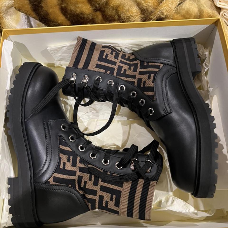 Fendi combat boots outlet nordstrom