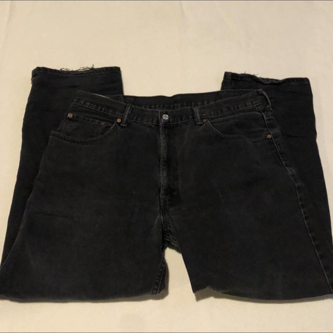 vintage 550 black Levi’s jeans size W40... - Depop